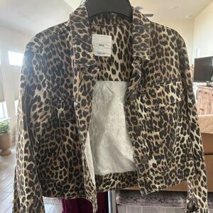 Ming Jean Jacket - Leopard Print